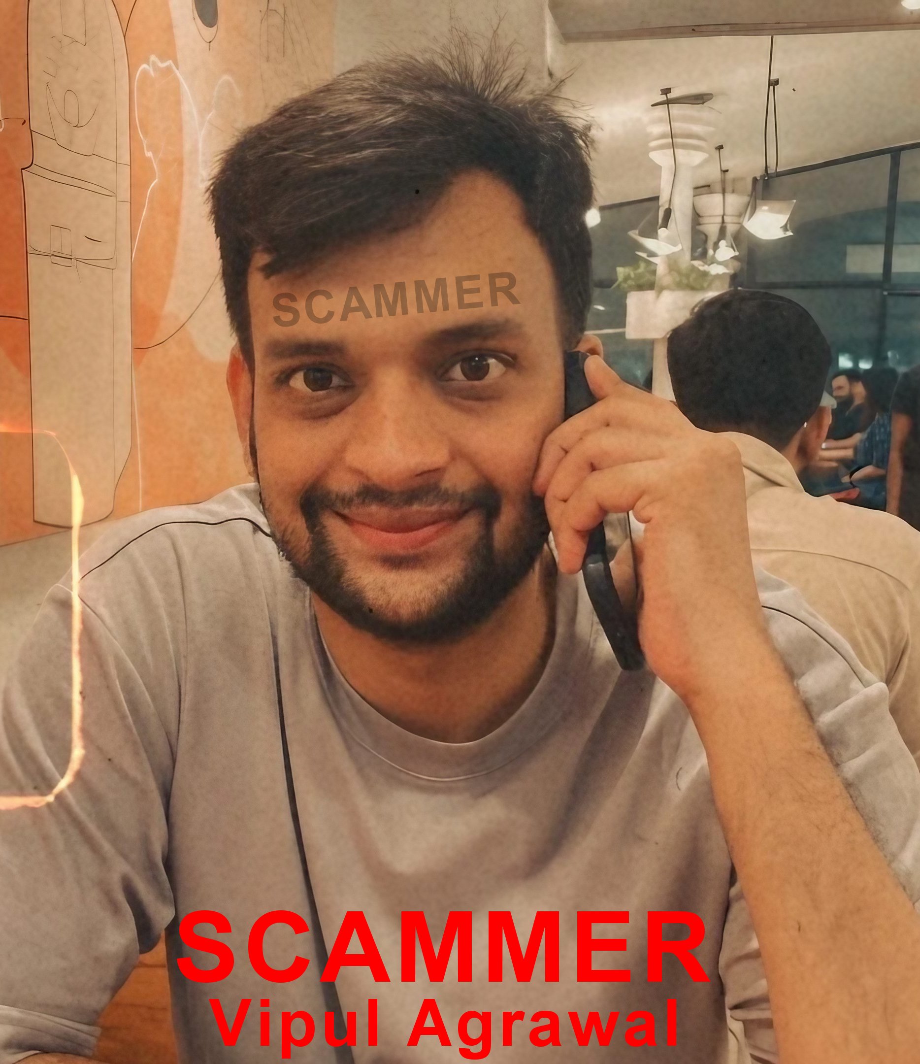 Vipul Vipin Agrawal Scam Photo